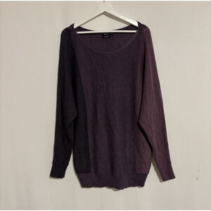 Reitmans Cashmere Blend Sweater XXL Pullover Purple Slouchy